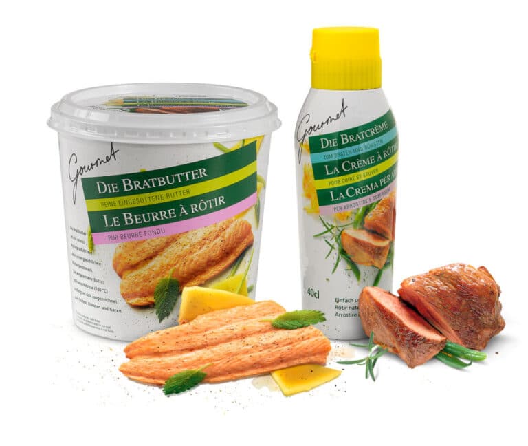 Mit Butter Braten - Bratbutter und Breatcrème