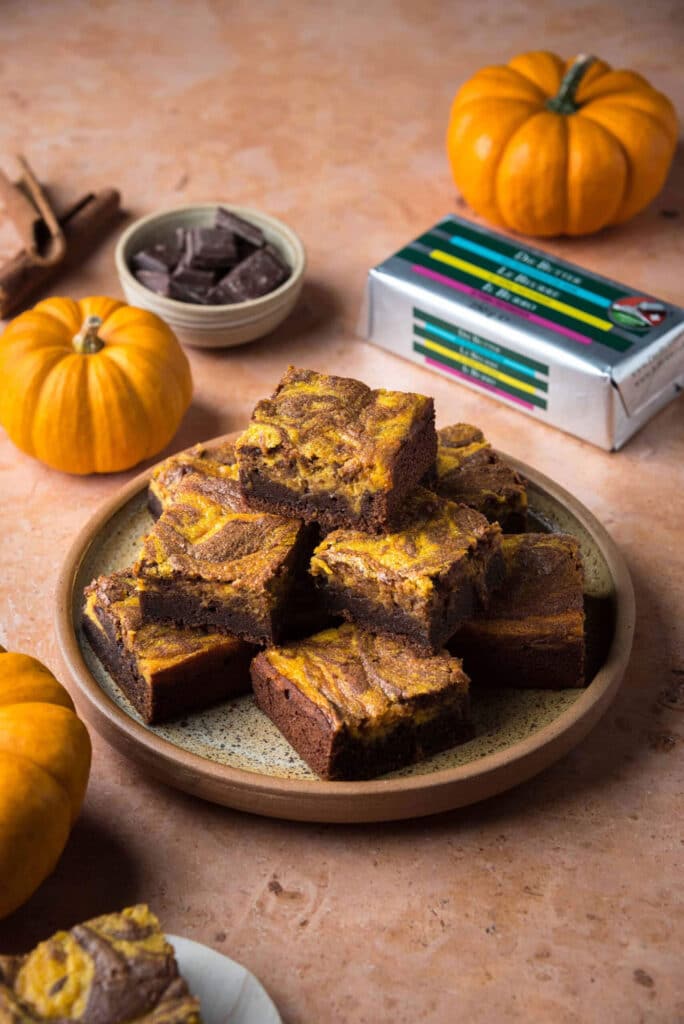DIE BUTTER Kürbis Brownies backen